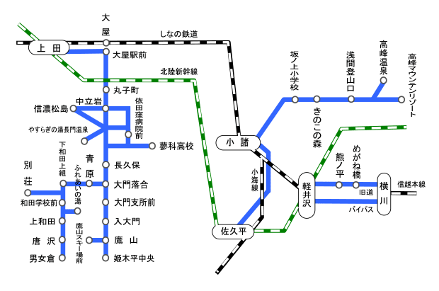 一般路線バス路線図